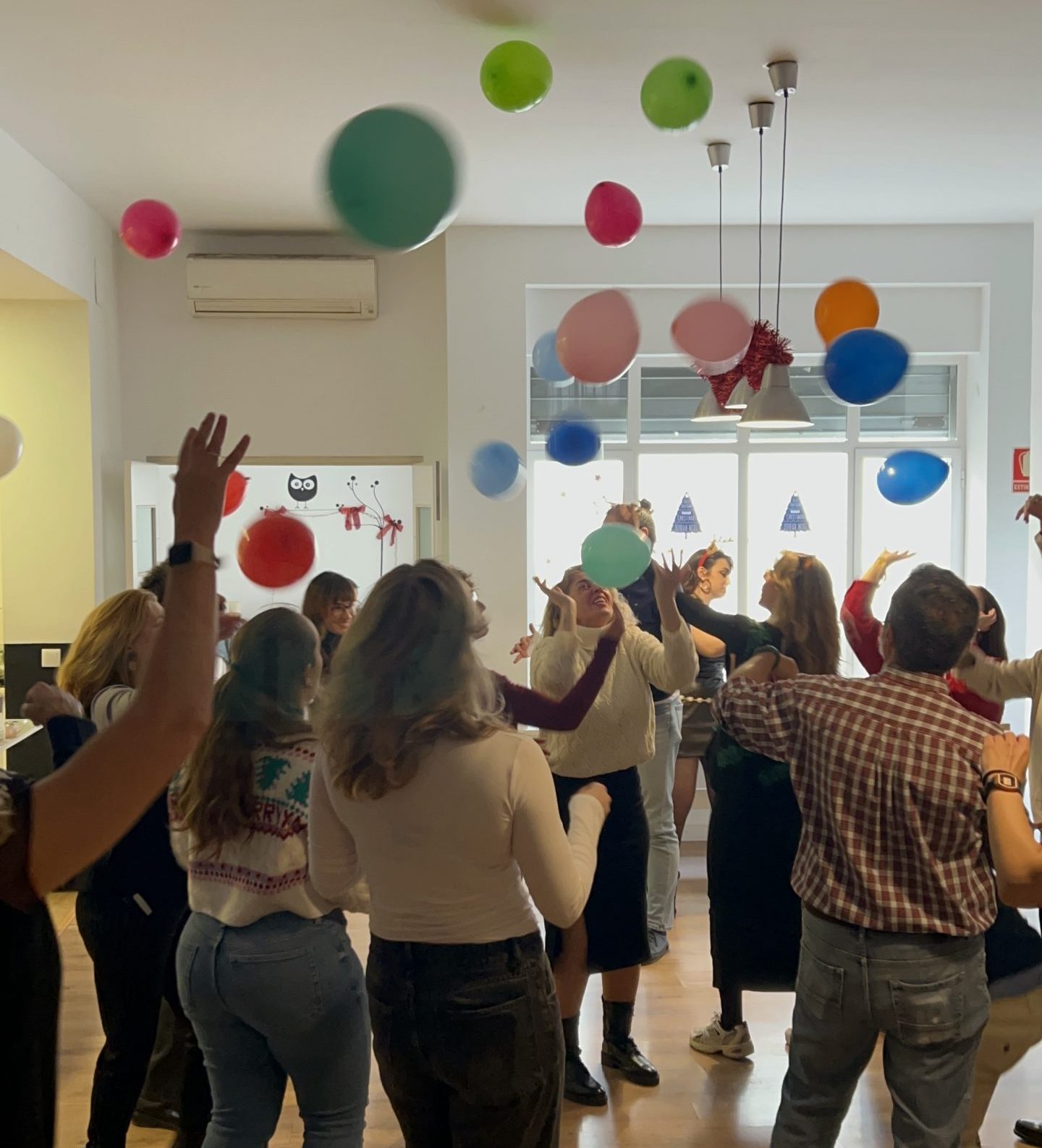 Comidas de Navidad y celebraciones en comunidad teatral